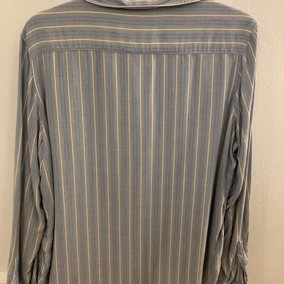 Frank & Eileen button up blue grey white XS - Picture 4 of 7